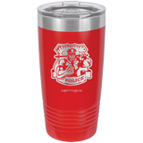 Police Muscle Crest Graphic -Tumbler