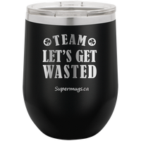Team Let's Get Wasted Irish - Wine glass