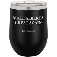 Make Alberta Great Again - wine glass