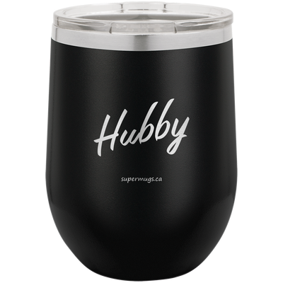 Hubby - Wine glass