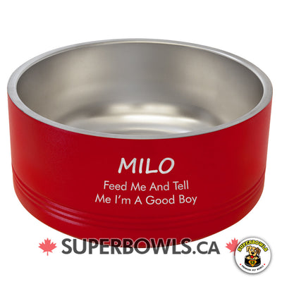 Feed Me And Tell Me I'm A Good Boy Personalized Large Bowl