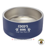 Keep Your Paws Off Personalized Medium Bowl