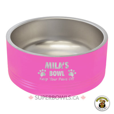 Keep Your Paws Off Personalized Medium Bowl
