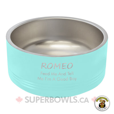 Feed Me And Tell Me I'm A Good Boy Graphic Personalized Medium Bowl