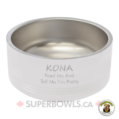 Feed Me And Tell Me I'm Pretty Personalized Medium Bowl