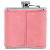 Royal Majestic Premium Pink Leatherette Flask