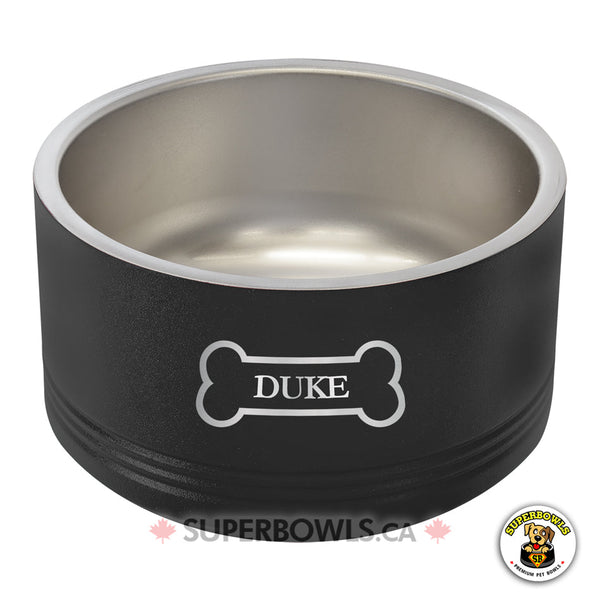 Dog Bone Graphic Personalized Small Bowl