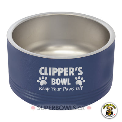 Keep Your Paws Off Personalized Small Bowl