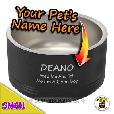 Feed Me And Tell Me I'm A Good Boy Personalized Small Bowl