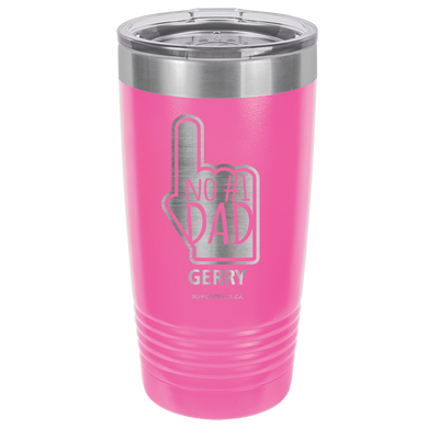 No. 1 Dad Foam Finger Graphic Father's Day Tumbler