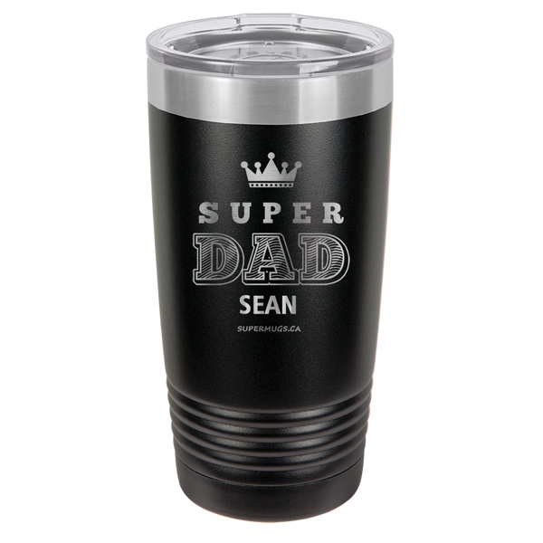 Super Dad Crown Graphic Father's Day Tumbler